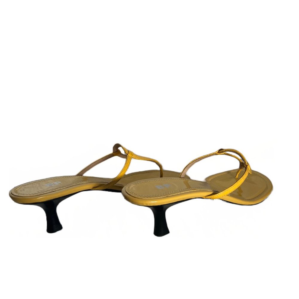 Yellow BP Kitten Heels